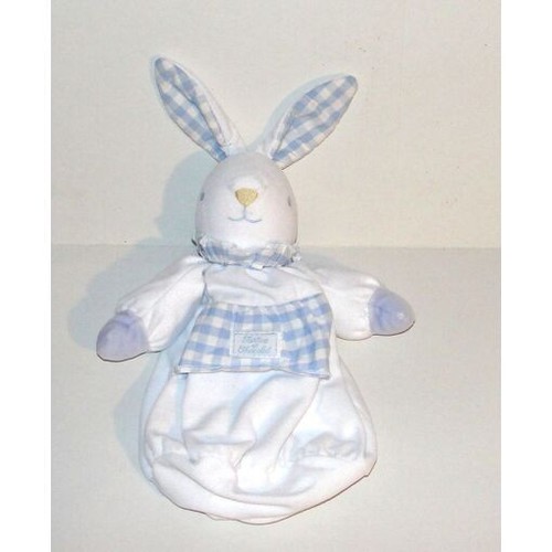 Doudou lapin tartine - lapin, et
