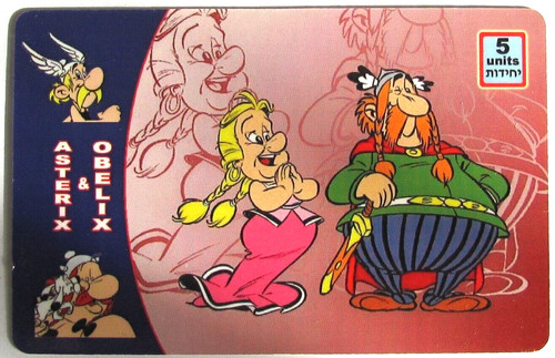 Carte téléphonique asterix - carte,