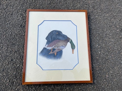 Lithographie encadrée - , –