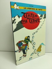 Tableau en bois laqué -  Tintin au Tibet