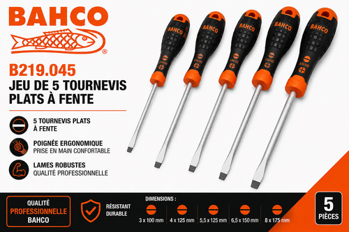 Bahco b219 045 jeu de - bahco,