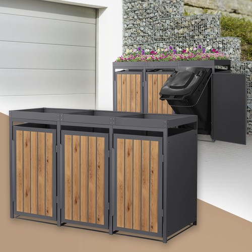 Abri pour poubelles - abri, 3