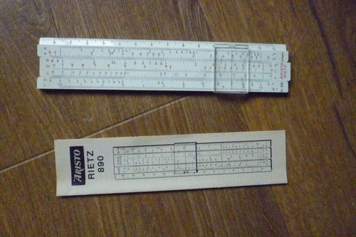 Regle calcul aristo rietz - regle, a