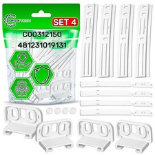 4 Kit Glissiere de Porte pour