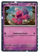 Scarlet Violet Black Star Promo Cosmo Holo SVP025 Tinkatink