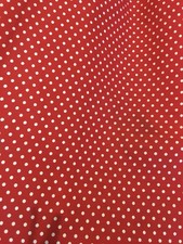 Tissus Cotton 1m74 - Rouge et