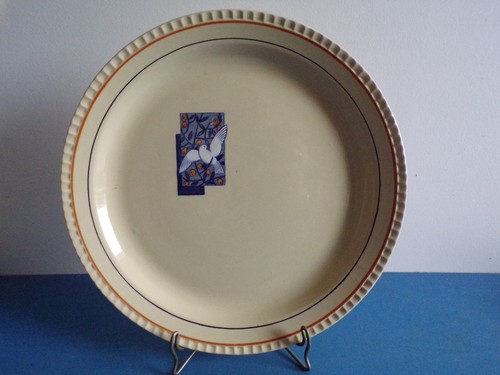 Plat gateau faience boch - plat, a