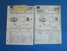 N°10334: BERLIET: MARKET headlight for truck TR300,GR260-TR260../ 2 leaflets