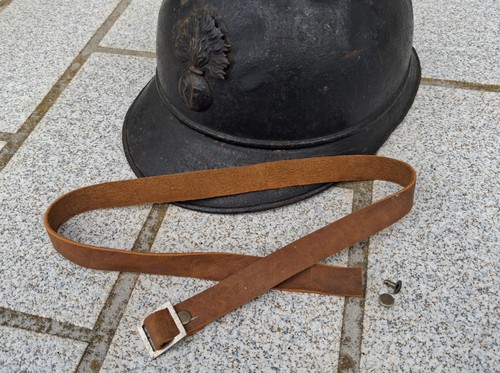 Ww1 jugulaire cuir ancien - ww1, pour