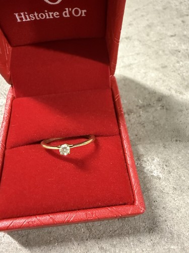 Histoire bague solitaire - histoire, d'or