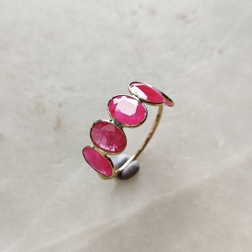 Bague pierre précieuse rubis