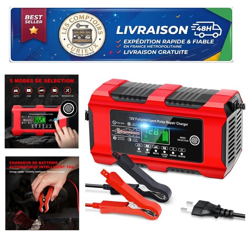 Chargeur batterie 12v - chargeur, 10a