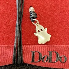 Dodo Pomellato Ghost Ghost Halloween Pendant Necklace Silver Rare Orig