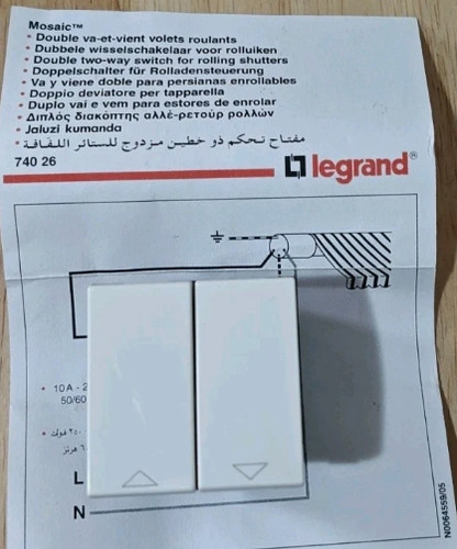 Legrand mosaic double - mosaic, 45
