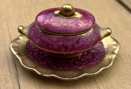 Soupière miniature porcelaine - miniature,