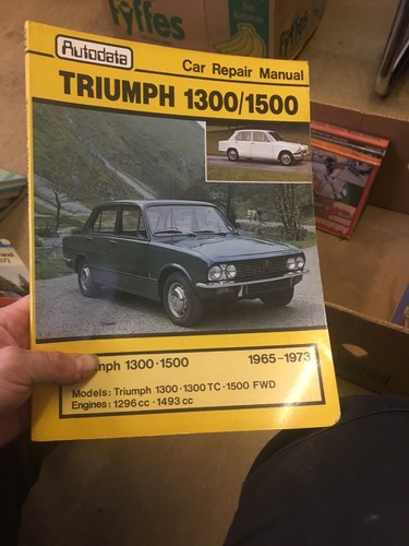 Manuel autodata triumph 1300 - triumph,