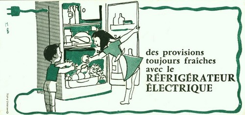 Buvard vintage réfrigérateur