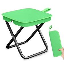 Tabouret de Camping Pliant Petite Chaise Portable Mini Chaise Pliante Portabl...