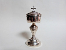 argent massif ciboire chrismatoire de voyage dit des malades époque empire coq