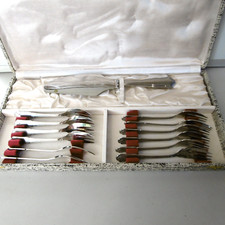 18.10 stainless steel pie shovel with forks