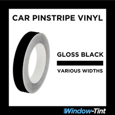Ruban De Pinstripe Noir