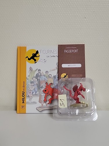 Figurine tintin milou - tintin, n°51