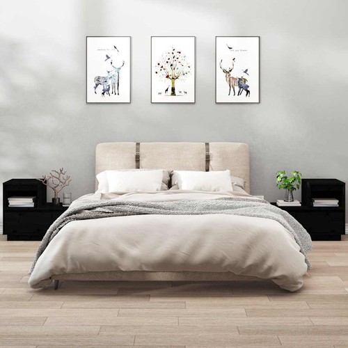 Tables chevet gris - 2x, de