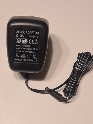 Bloc alimentation 800ma - 9v,