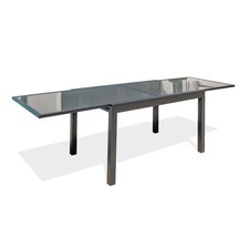 Table de Jardin Extensible "Tolede" 135-270cm Gris Anthracite