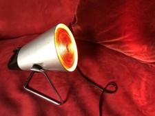 Lampe Philips HP 3608 infraphil, vintage, argentée