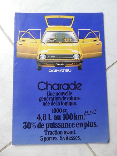 Daihatsu charade catalogue - charade,