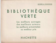 T97 BUVARD library GREEN HATCHET