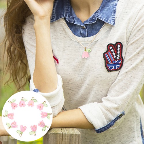 Pcs pendentifs floraux - pendentifs,