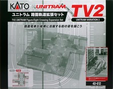 KATO TV2 Unitram Figure-Eight Crossing Expansion Set 40-812 Model Train Rail