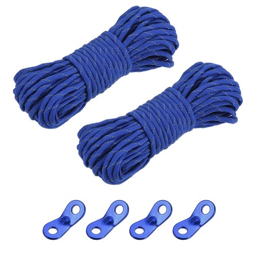 Tende cordage 2ft 4mm - 4mm, marin