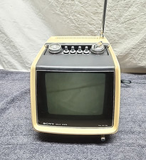 Vintage Sony Solid State Space Age B/W  TV Receiver Model TV-750 Working Cond. 