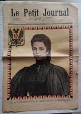 C1 Petit Journal MORT DE SISSI