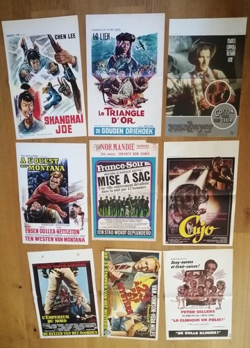 Lot affiches cinema belge - lot,