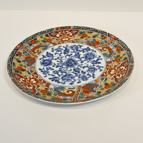 Imari edo dinner plate vibrant - imari,