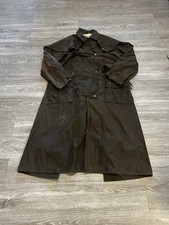 Australian Stockman Jacket Adult M Green Waxed Canvas Trench Coat Workwear Mens