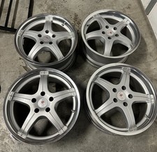 Used 8x17 ET20 Lenso 5 Spoke Rims For Mercedes 500SL W129 - Set Of Four