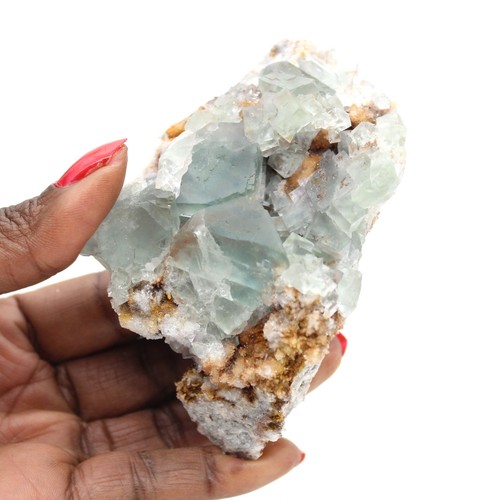 Fluorite verte sur - ,