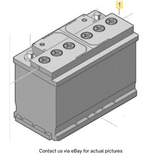 2010–2018 Audi A6 A7 A8 Battery 12V 110Ah AGM – Used OEM 000915105CF