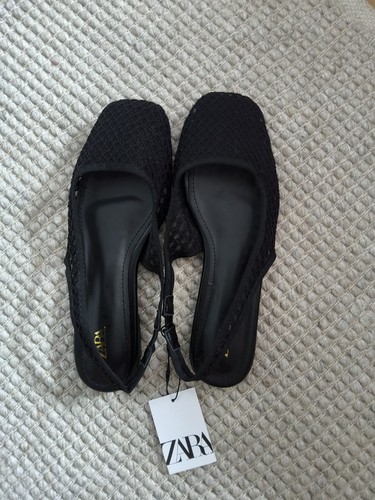 Ballerines zara résille - zara,