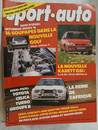 Sport auto 272 1984 golf - auto, 9/1984