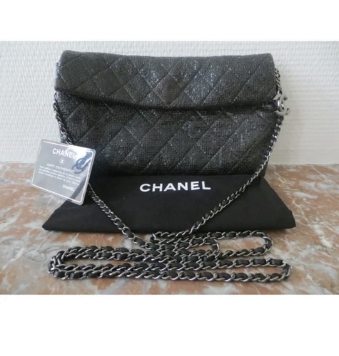 Sac pochette chanel - chanel, noir