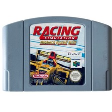 Racing Simulation Monaco Grand Prix Nintendo 64 N64 Game PAL Authentic Tested