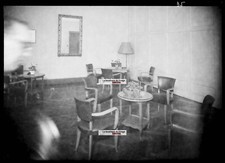 Antique Black and White Negative Photo Glass Plate 13x18cm Antique Living Room