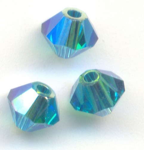 100 perles toupies crystal - 100,