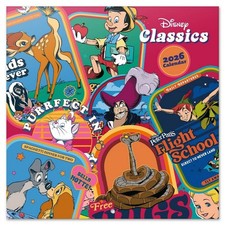 Calendrier mural Erik, Disney Classic Films 30x30cm (2026)